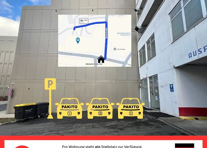 Pakito Zentrum - Balkon - Geraeumig - Modern - Parkplatz Apartament